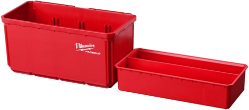 Packout accessori Milwaukee contenitori 10x20 cm (2 pezzi) - 4932480699