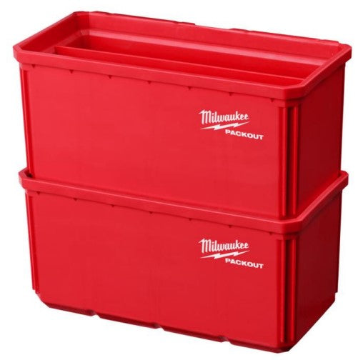 Paquete de accesorios Milwaukee contenedores de 10x20 cm (2 piezas) - 4932480699