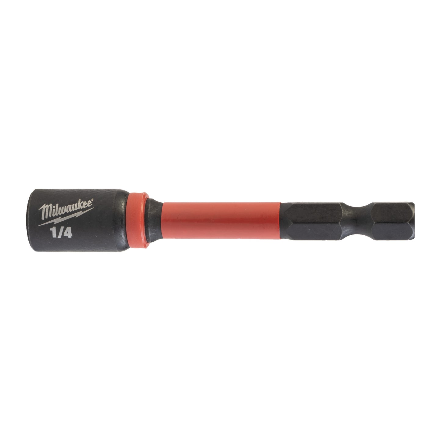 Destornillador para tuercas Milwaukee mag shw 1 4 x 65 mm - 1 pieza tapa shockwave™ magnético hexagonal 1 4 1 4 x 65 mm - 4932492436