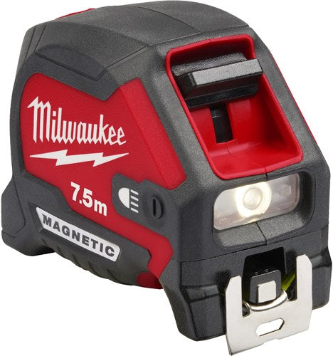 Accessori Milwaukee metro a nastro con LED 7,5 m - 4932492469
