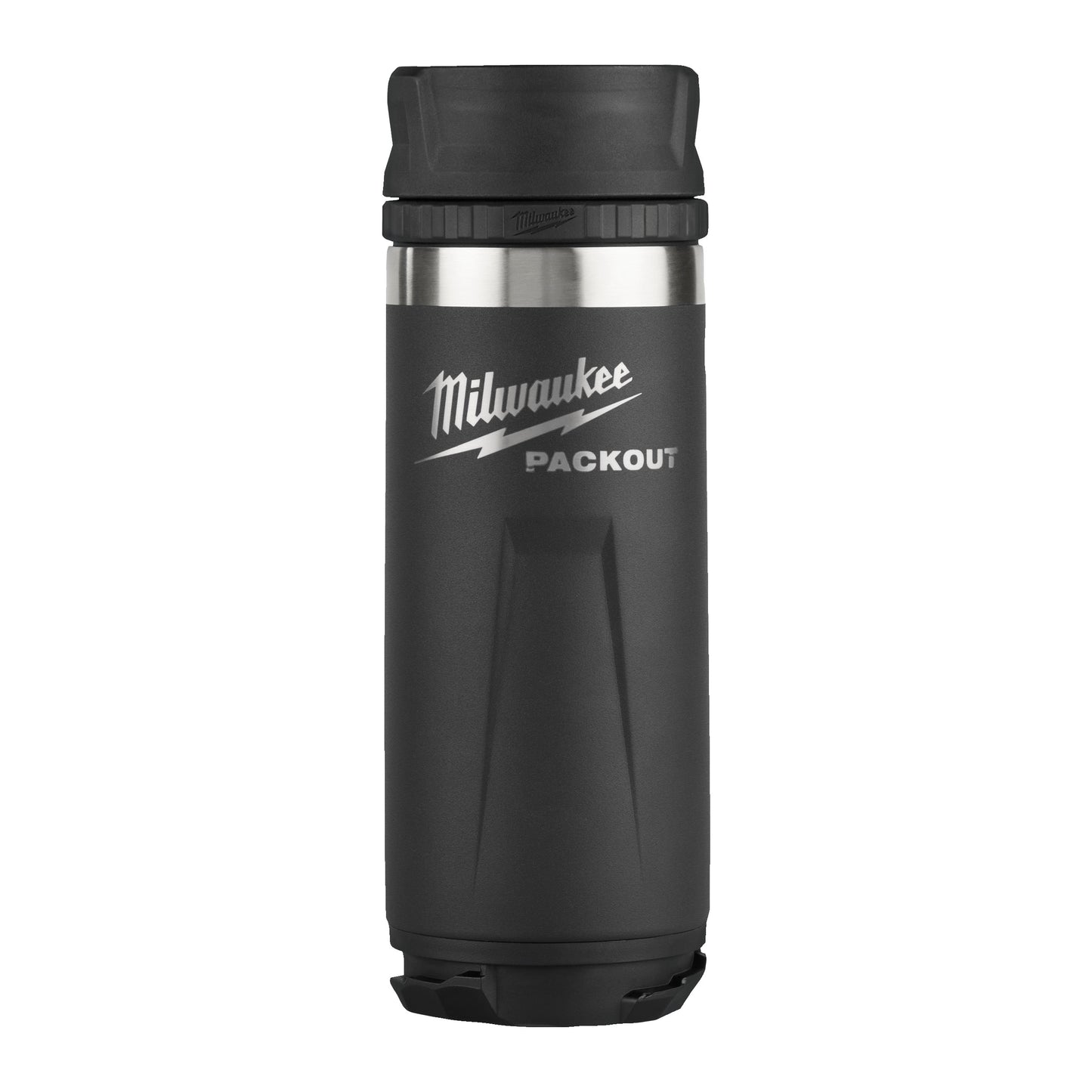 Botella Milwaukee packout™ con tapón para beber | 532ml | negro - 4932493474