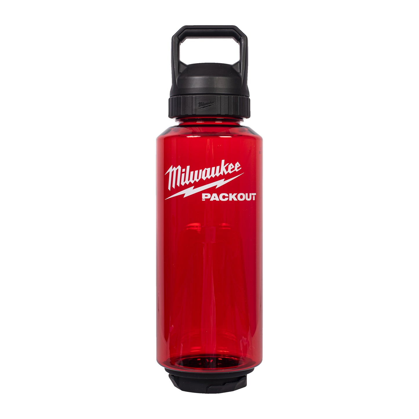 Botella de plástico Milwaukee packout™ con tapón para beber | 1420ml | rojo - 4932498638