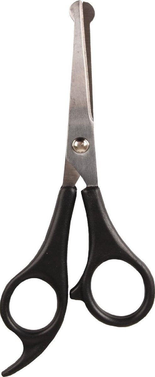Flamingo - forbici groo'me orecchie naso zampe - nero - 15 x 5,5 x 1 cm