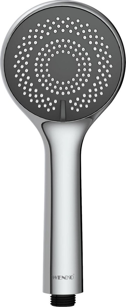 Wenko handdouche watersaving - ø95mm - 3 straalsoorten - chroom - douchekop - waterbesparend
