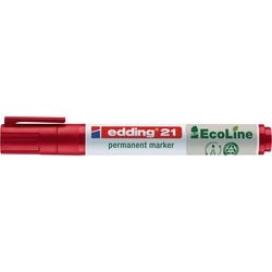 Pennarello indelebile edding ecoline 21 1,5-3mm rosso