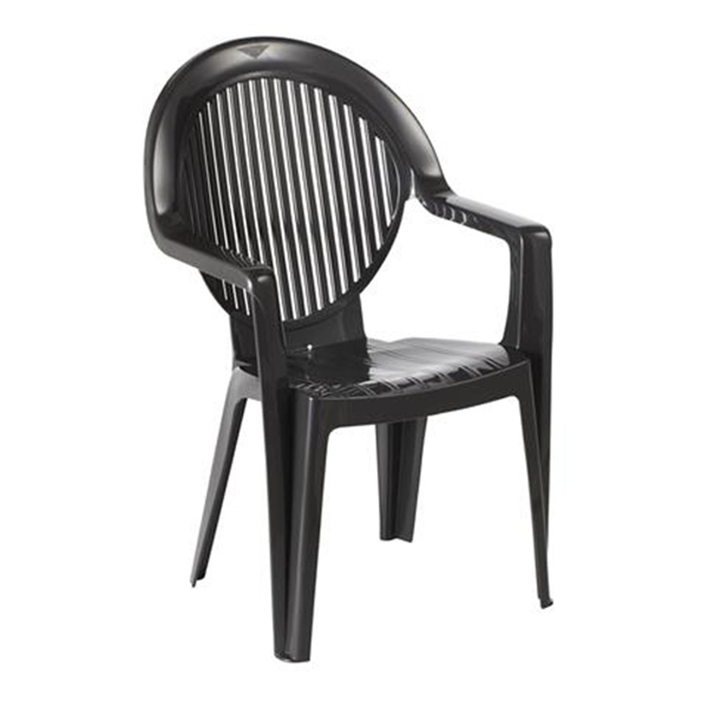 Sedia da pranzo Fidji Grosfillex antracite