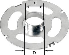 Accesorios Festool kr-d 30.0 o 2200 anillo de copia | 494625