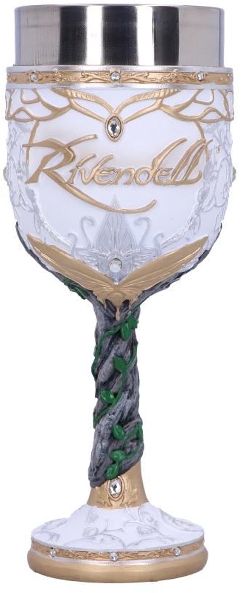 Nemesis now - il signore degli anelli - Gran Burrone - calice da vino - 19,5 cm