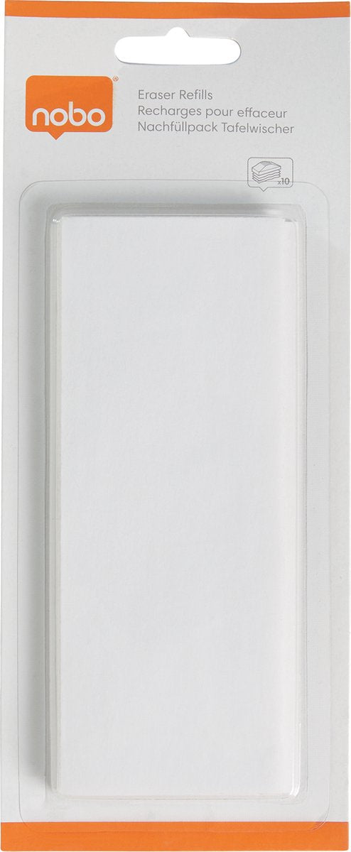 Refill per gomme da lavagna magnetiche Nobo - 10 pezzi