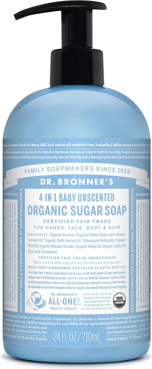 Dr. bronner dr bronners - shikakai baby suave (710ml)