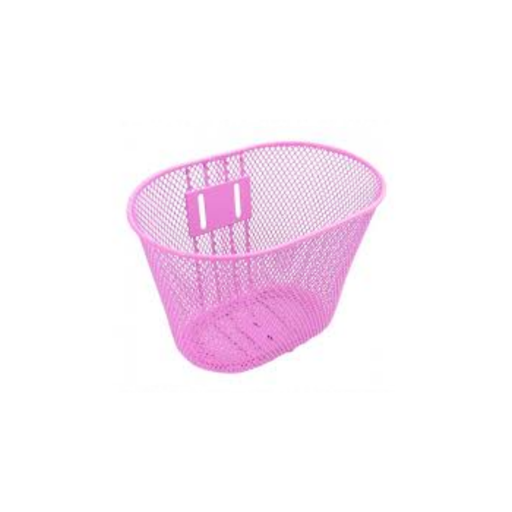 Canasta de bicicletas para niños 8.5 litros de color rosa