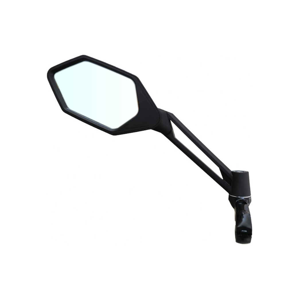 Specchio sulla regolazione del lusso nero di e-bike sinistro B. timone.