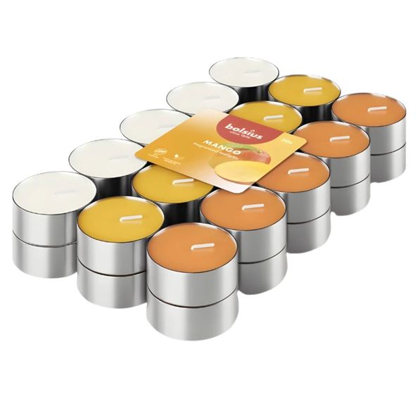Bolsius candeline profumate mango ø38x16 mm 3,5 ore (8x 30 pezzi)
