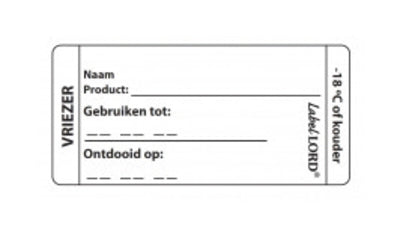 Etichetta Daymark labellord freezer (250 pezzi)