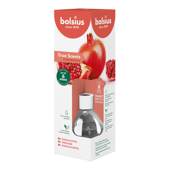 Bolsius diffusori di aromi 60 ml veri profumi melograno (6 pezzi)