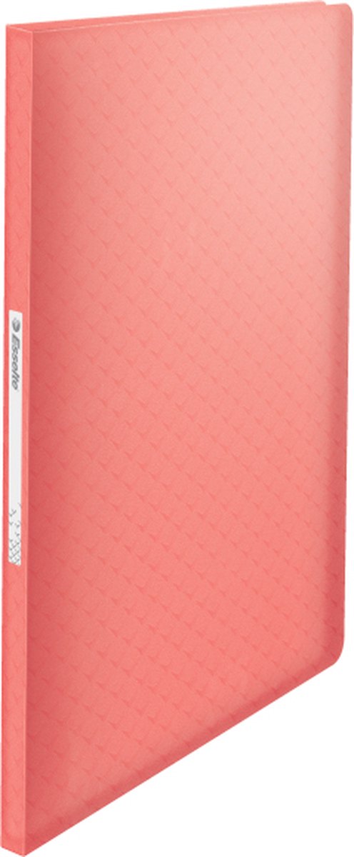 Álbum Esselte colour'breeze a4 con 60 tapas - para 20 hojas - para presentar y guardar documentos - coral