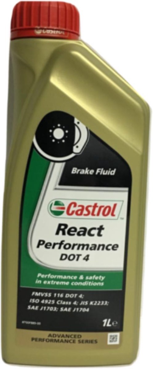 Liquido freni Castrol React Performance Dot 4 1l