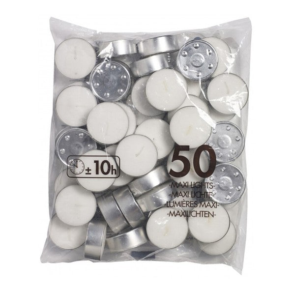 Bolsius maxi tea light 10h sacchetto 50 pezzi