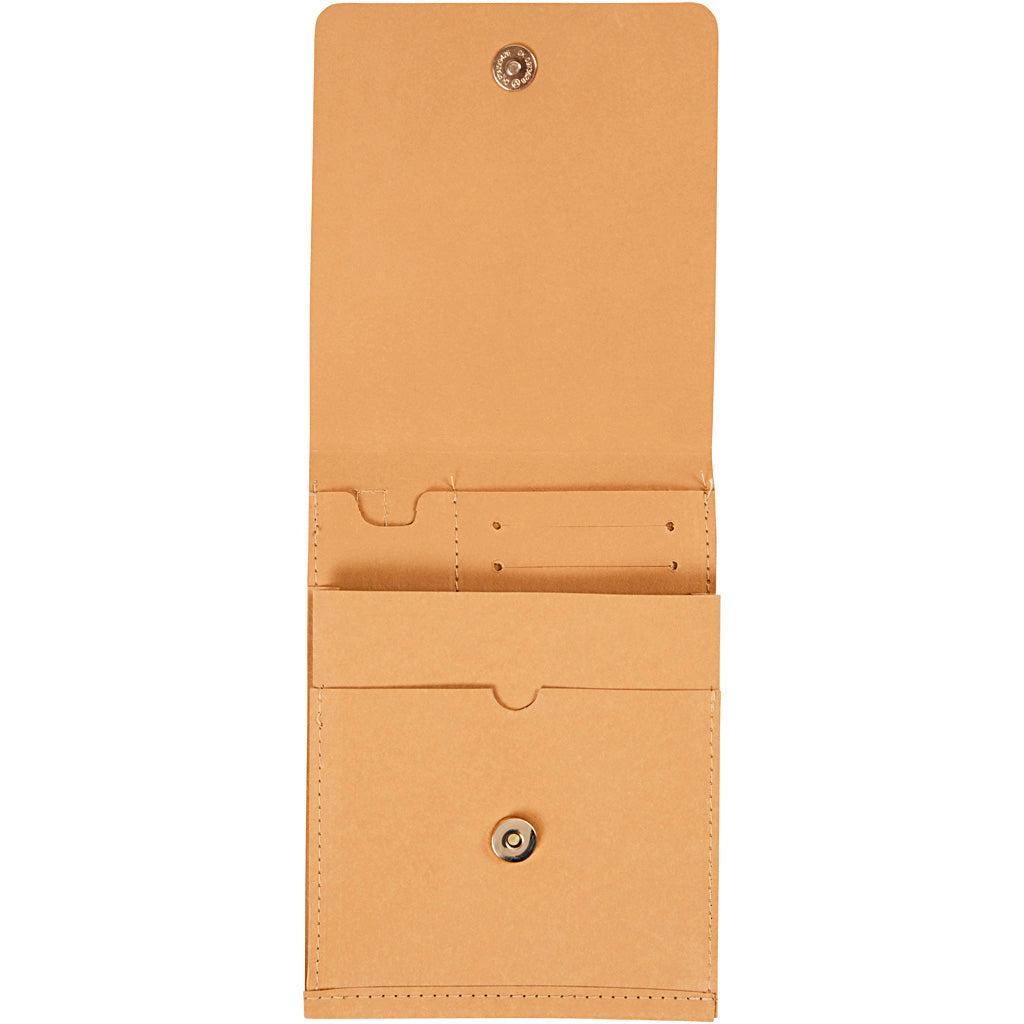 Borsa a tracolla in ecopelle Creativ Company, h: 18 cm, l: 13 cm, 350 g, marrone chiaro, 1 pezzo