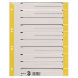 Guardas Leitz 1652 cartón amarillo