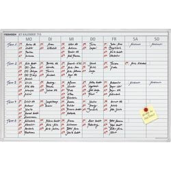 Agenda annuale da parete Franken jk715 bianco, argento 90 x 60 cm