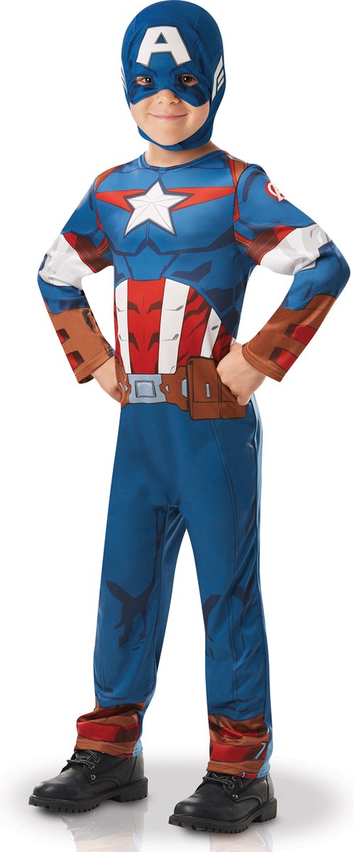 Rubini capitan america classico - bambino - abbigliamento carnevale