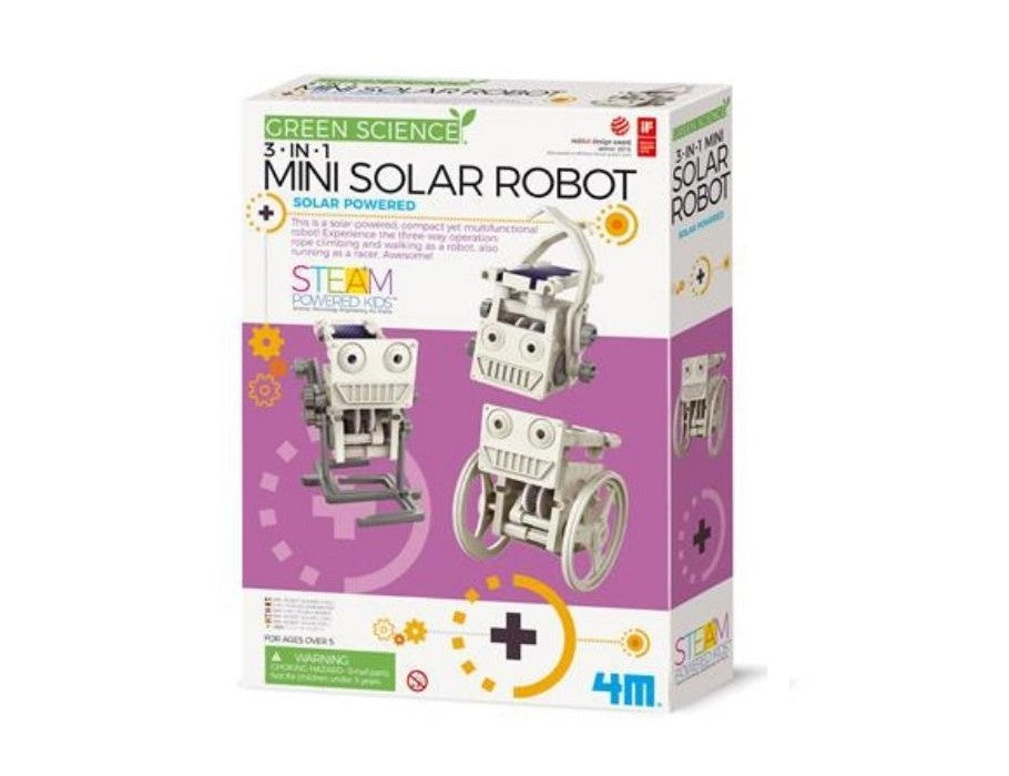 4M Kidzlabs Kitings -3 en 1 mini robot solar