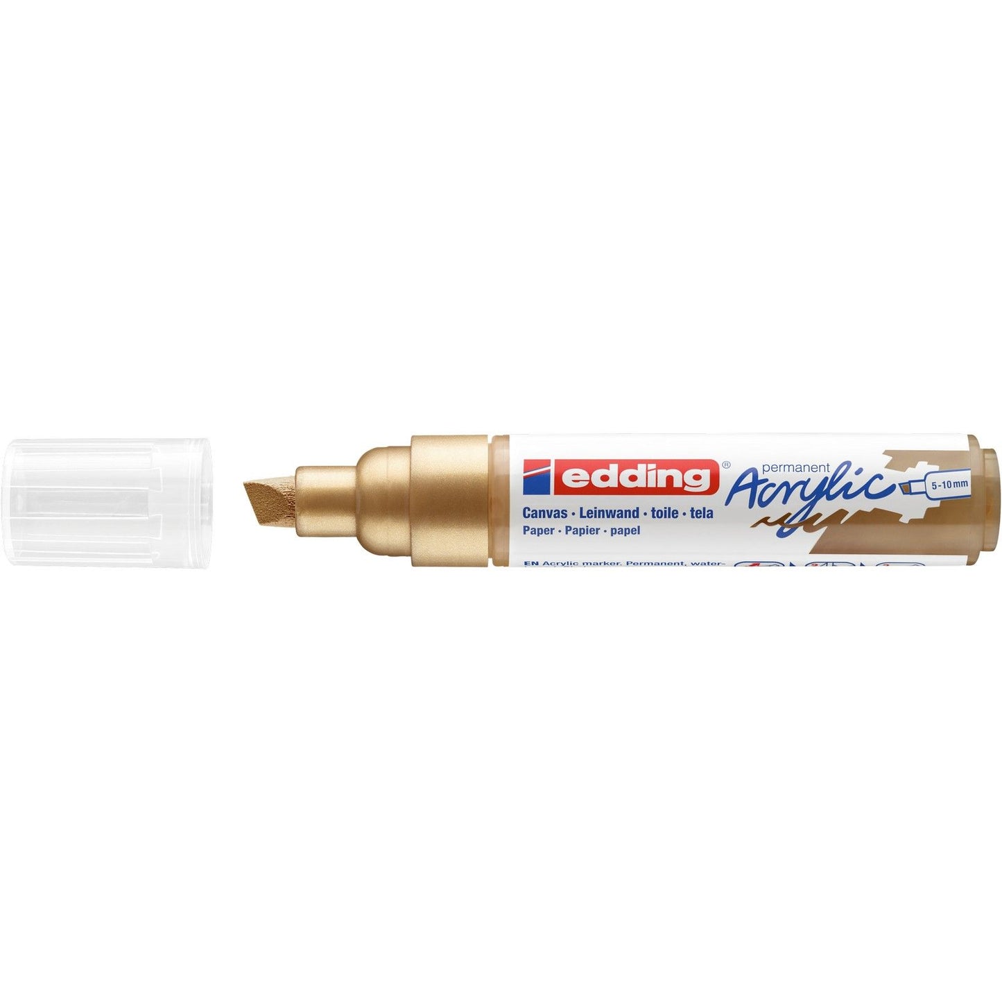Edding 5000 • pennarello acrilico largo oro ricco