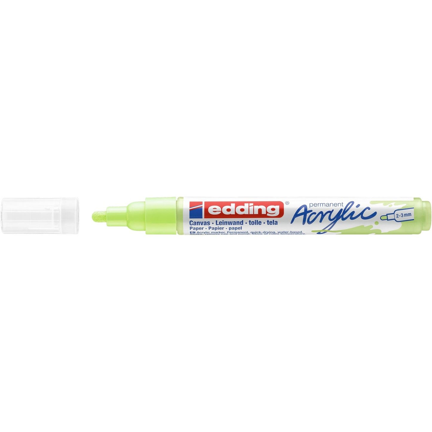 Edding 5000 • pennarello acrilico verde pastello medio
