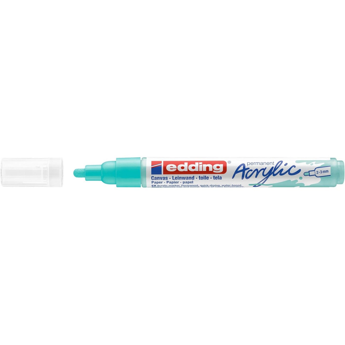 Edding 5000 • pennarello acrilico turchese medio opulento