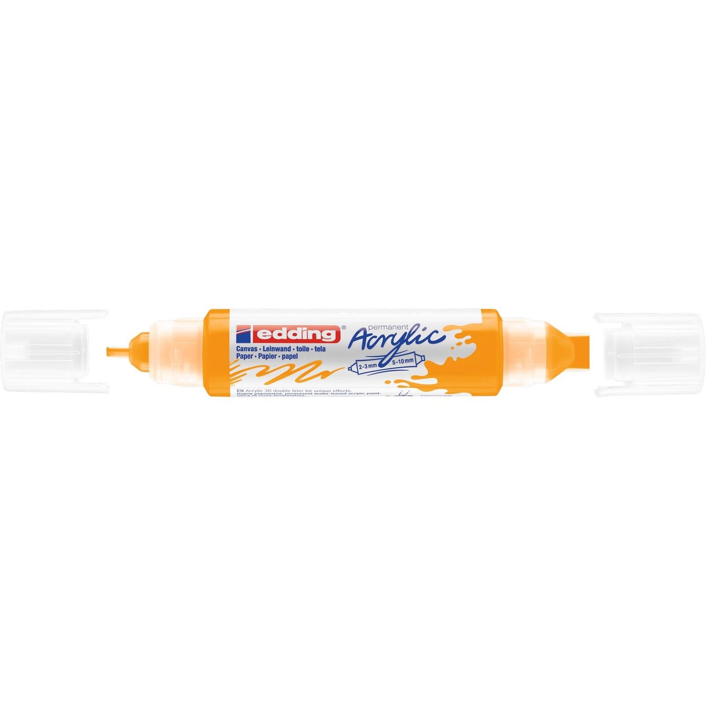 Edding 5000 • doble rotulador acrílico 3d amarillo sol