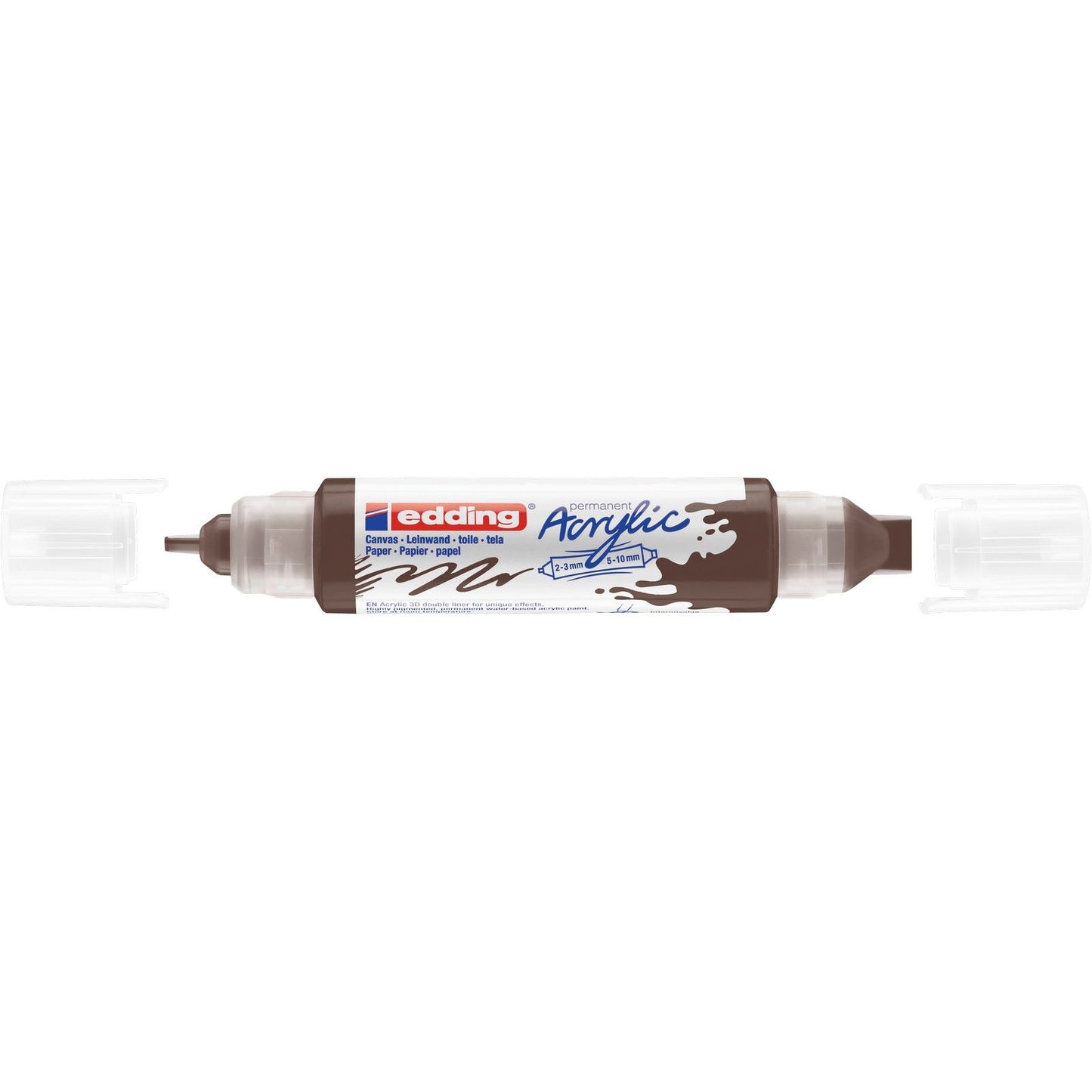 Edding 5000 • doubleliner acrilico 3d marrone cioccolato