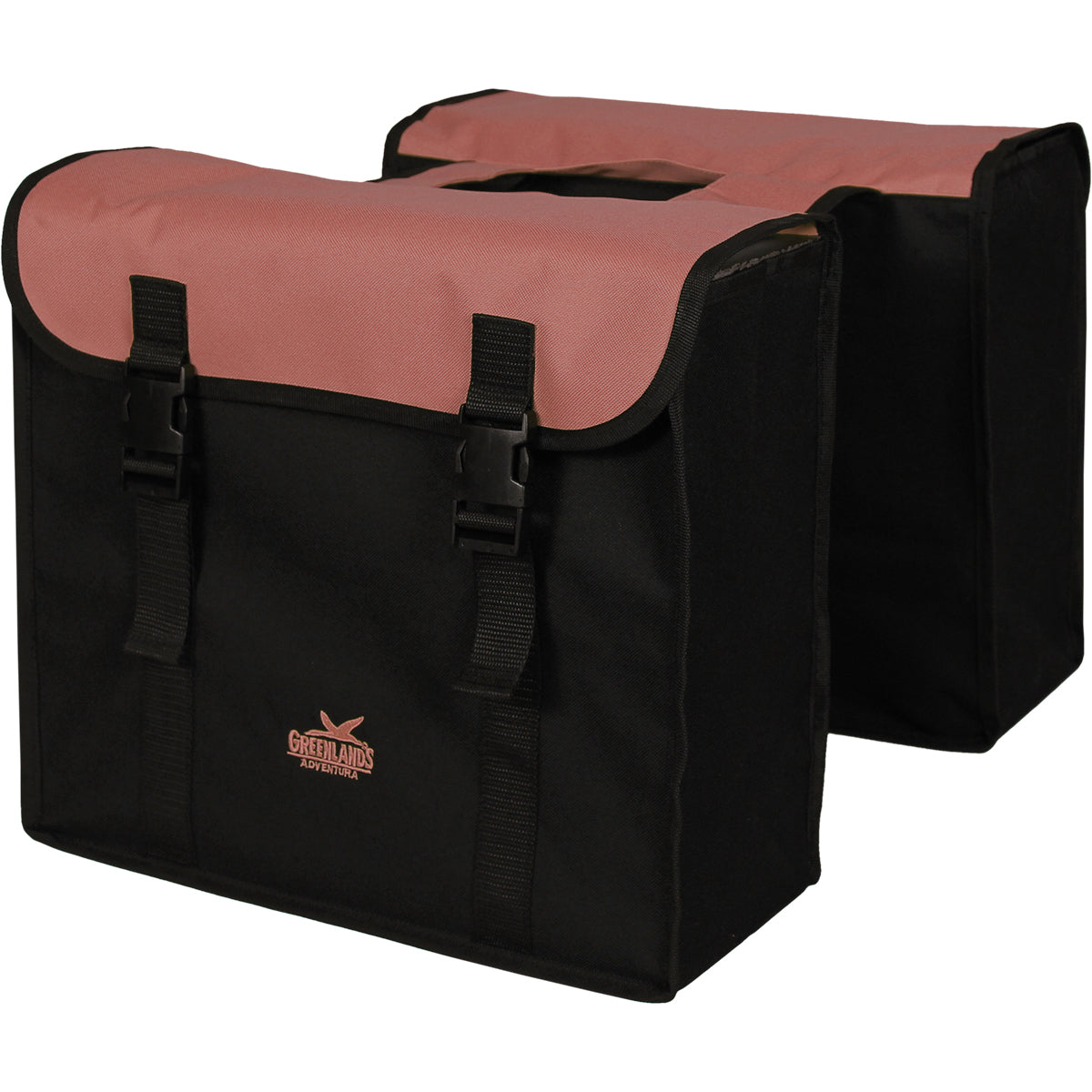Bolsa de doble bicicleta Serie de Groenlands 37x33x14 cm 34 L. rojo negro
