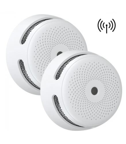 Detector de humo X-sense conectado de forma inalámbrica 2 piezas (10 años)