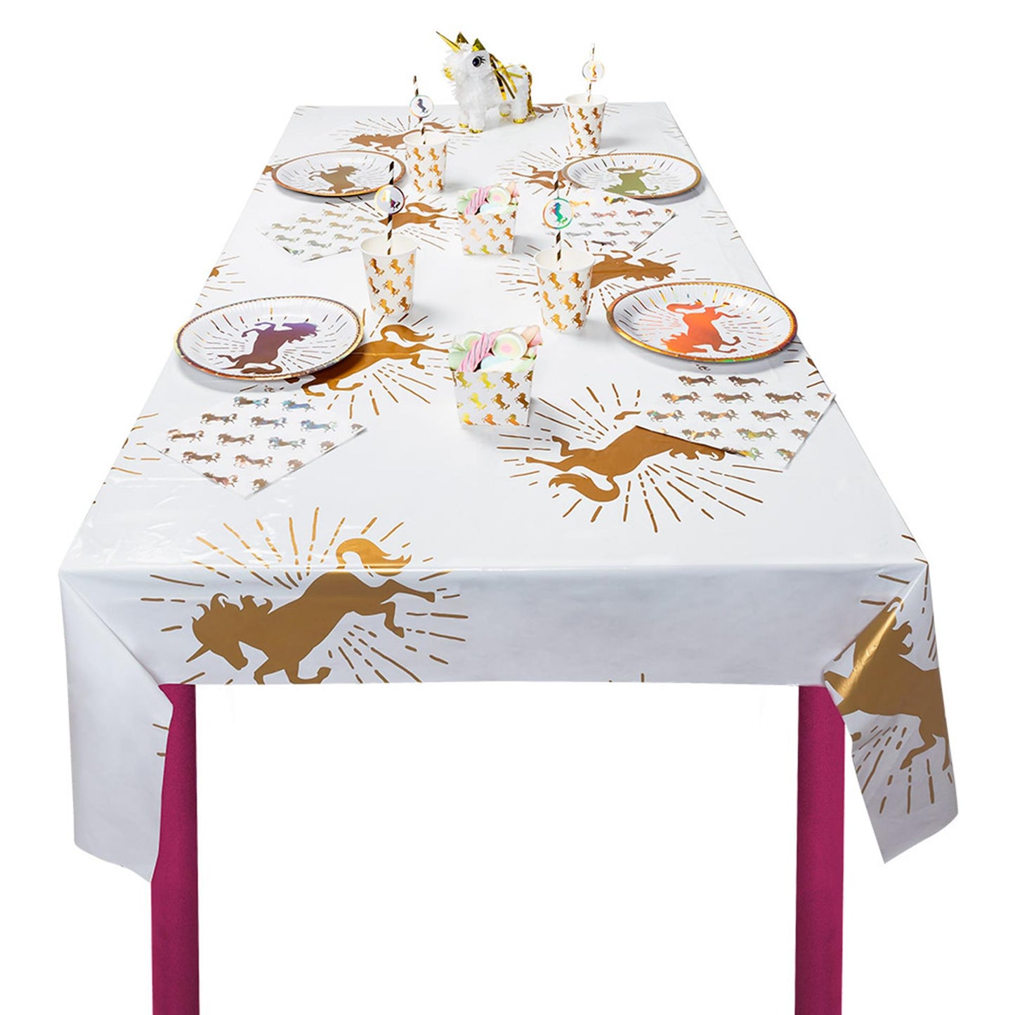 Boland vasos de papel unicornio set a 10 21cl