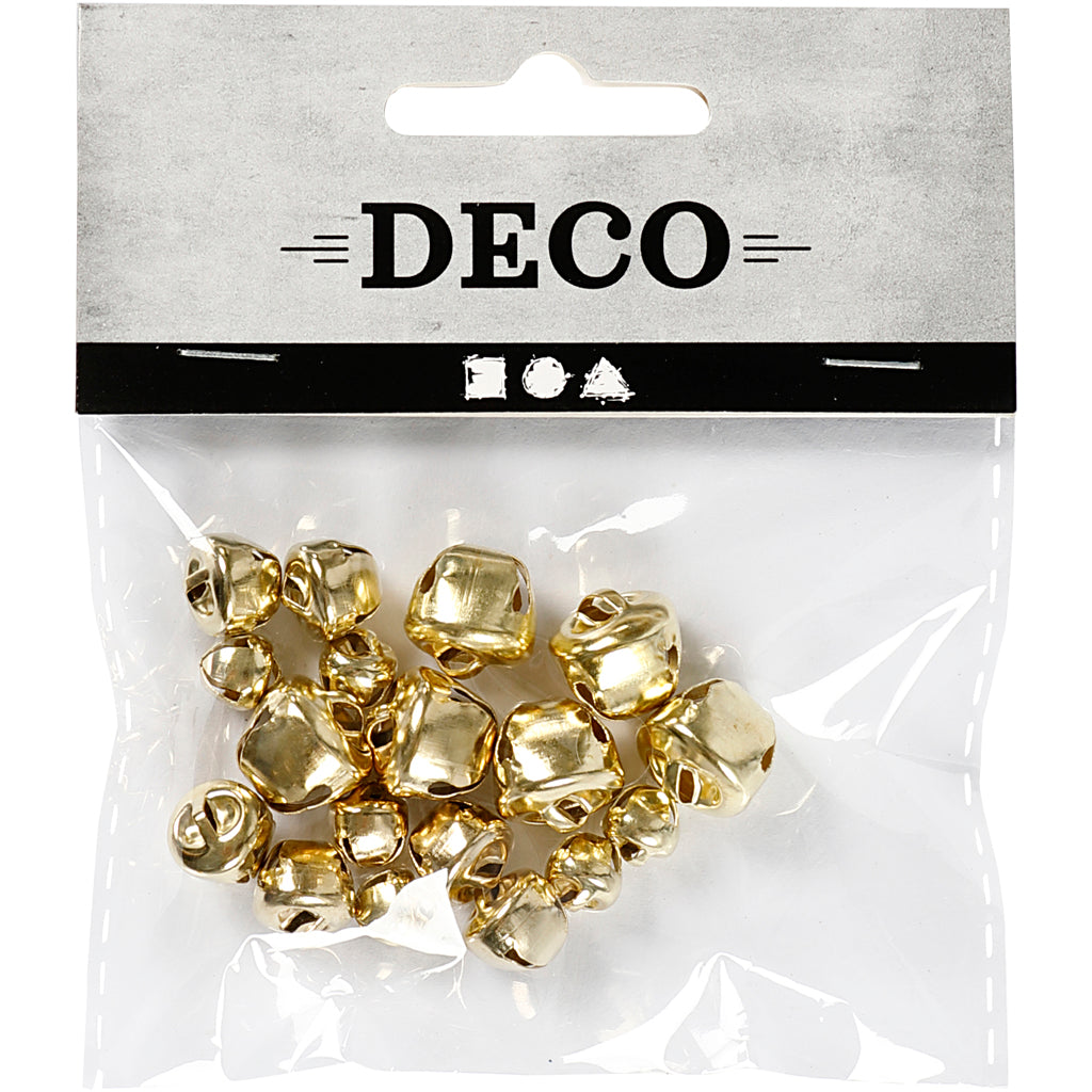 Campanas de empresa Creativ, d 8+10+13 mm, oro, 18 div 1 caja