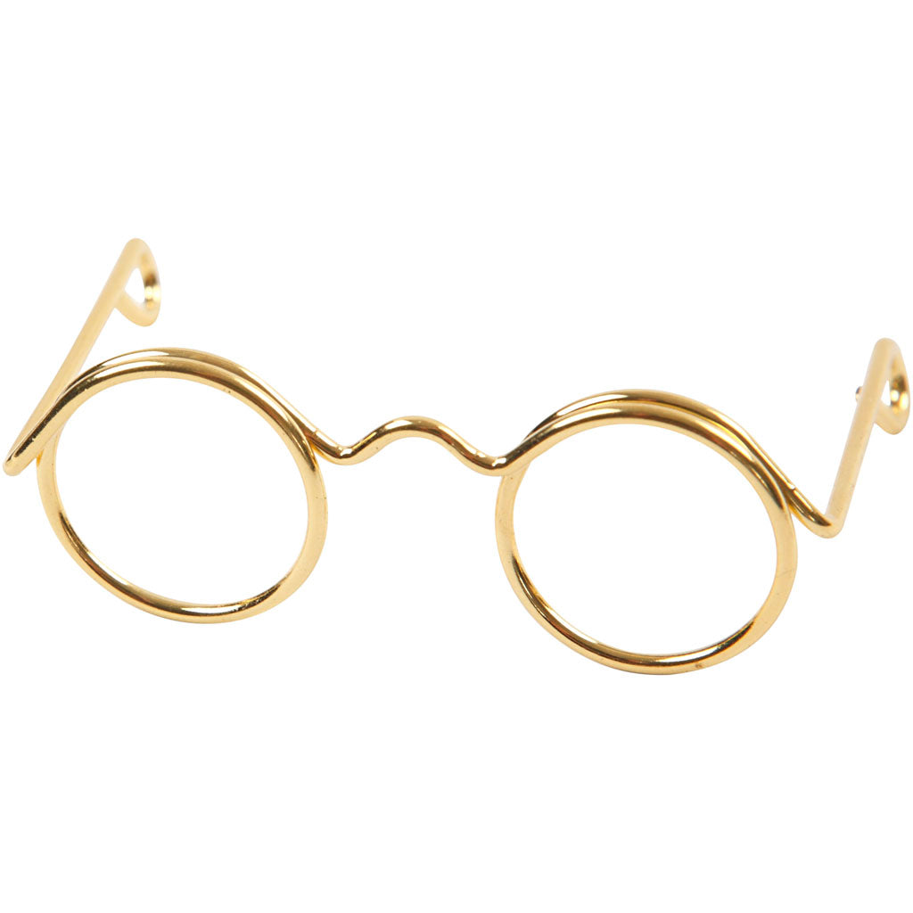 Bicchieri aziendali Creativ, l: 35 mm, misura del buco 13 mm, oro, 10 pezzi 1 scatola