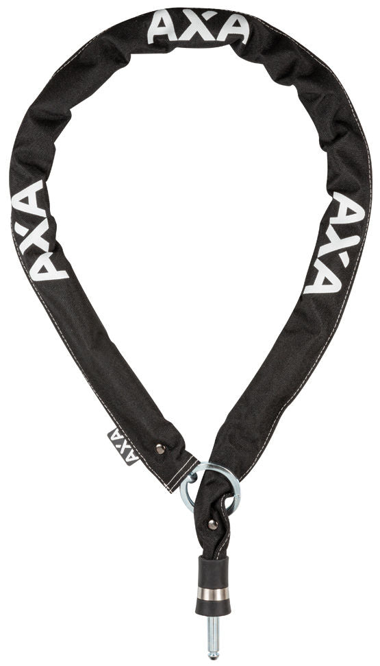 AXA RLC Plus 100 - Cadena de Aco de Bicicletas de 100 cm - Negro