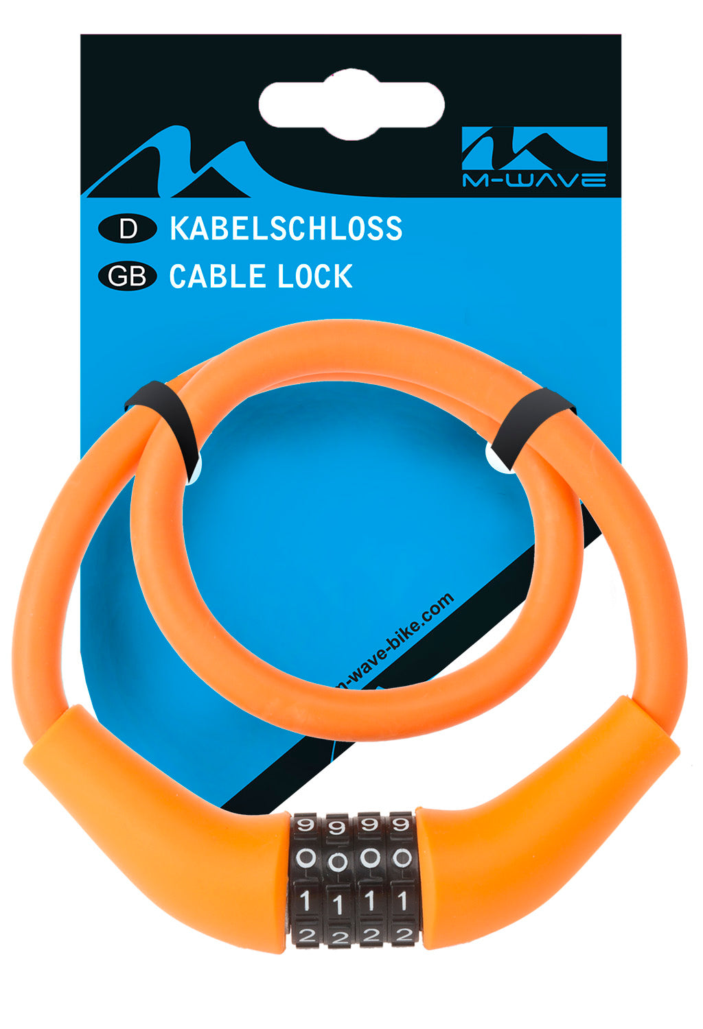 Lote de cable de onda M Silicon 900 x 12 mm de naranja