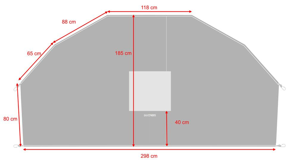 DS cubre la estrella de la cubierta portadora de bicicletas sin soporte de la tienda de peligro negro