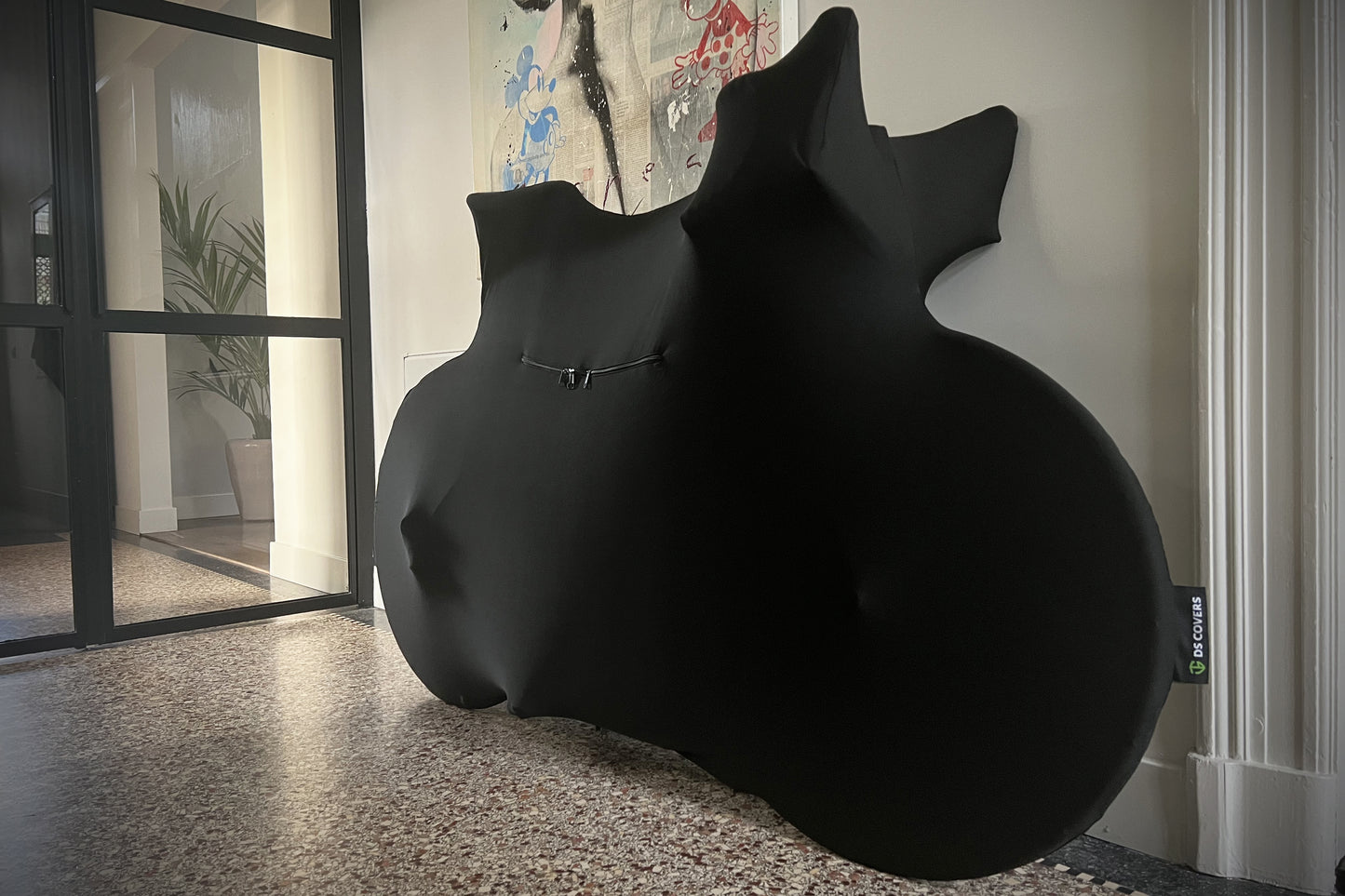 DS copre calzino in bicicletta completo adatto per il vettore di biciclette nero