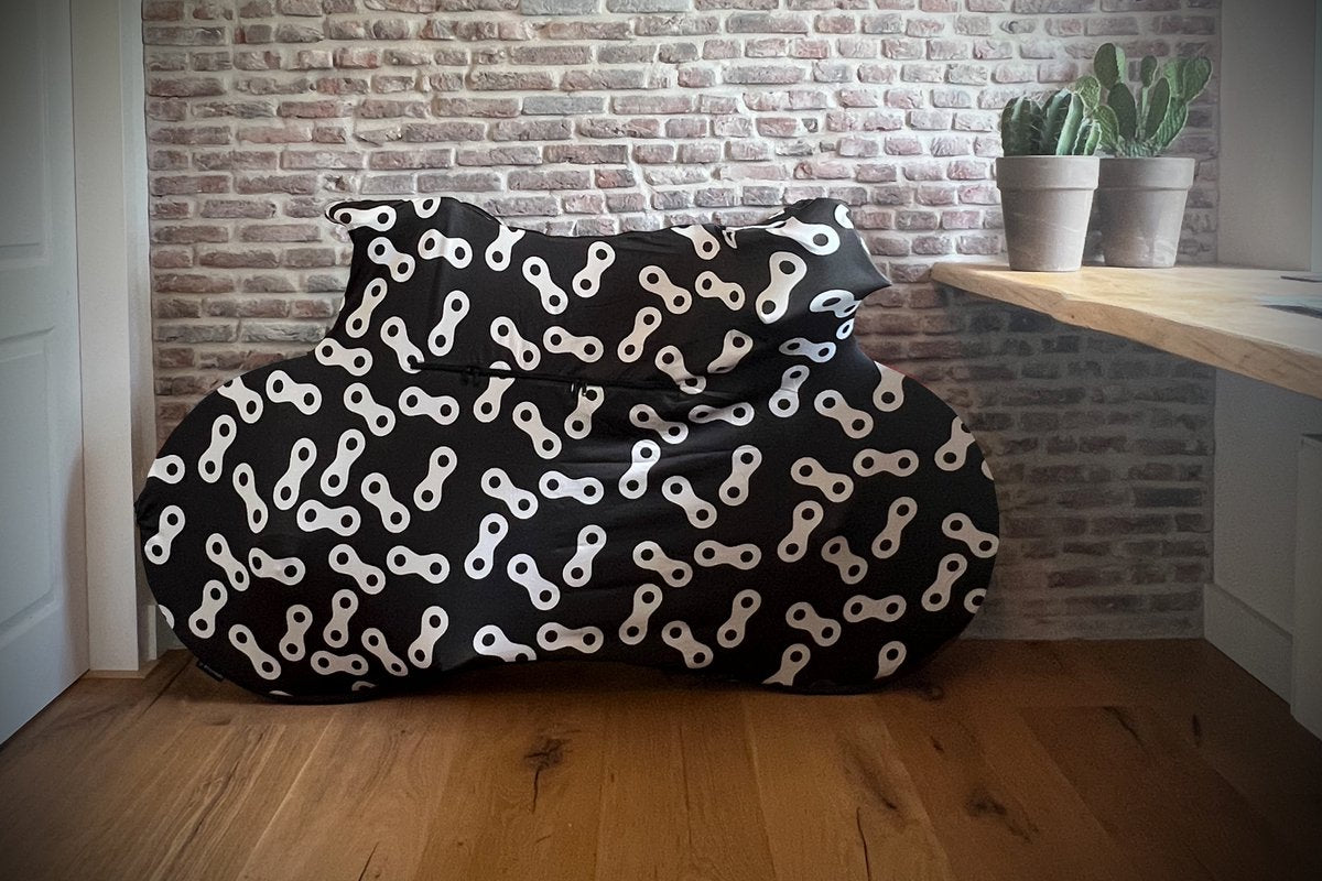 DS copre catene di calze in bicicletta adatte per il vettore di biciclette nero