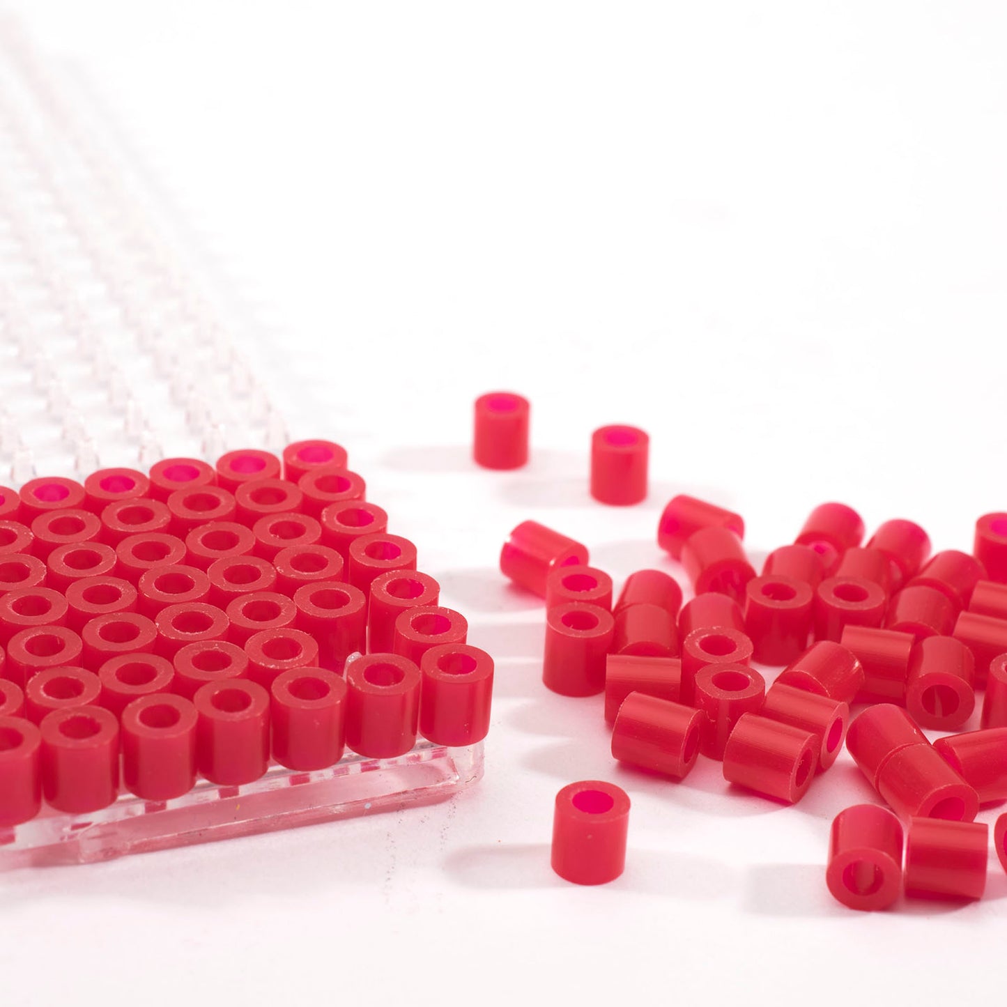 Vaessen creative • perline termoadesive rosso scuro 1100 pz.