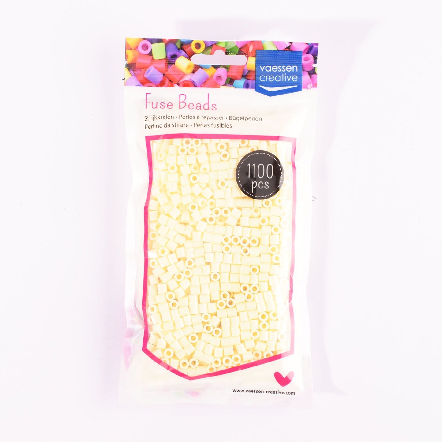 Vaessen creative • perline termoadesive crema 1100 pz.
