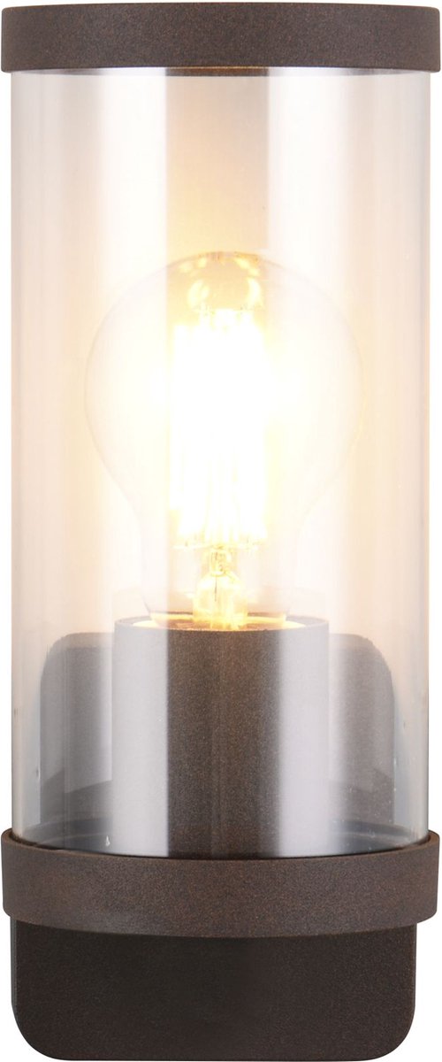 Rl live your light reality bonito - wandlamp - roestkleur - excl. 1x e27 4w - buitenverlichting - ip44