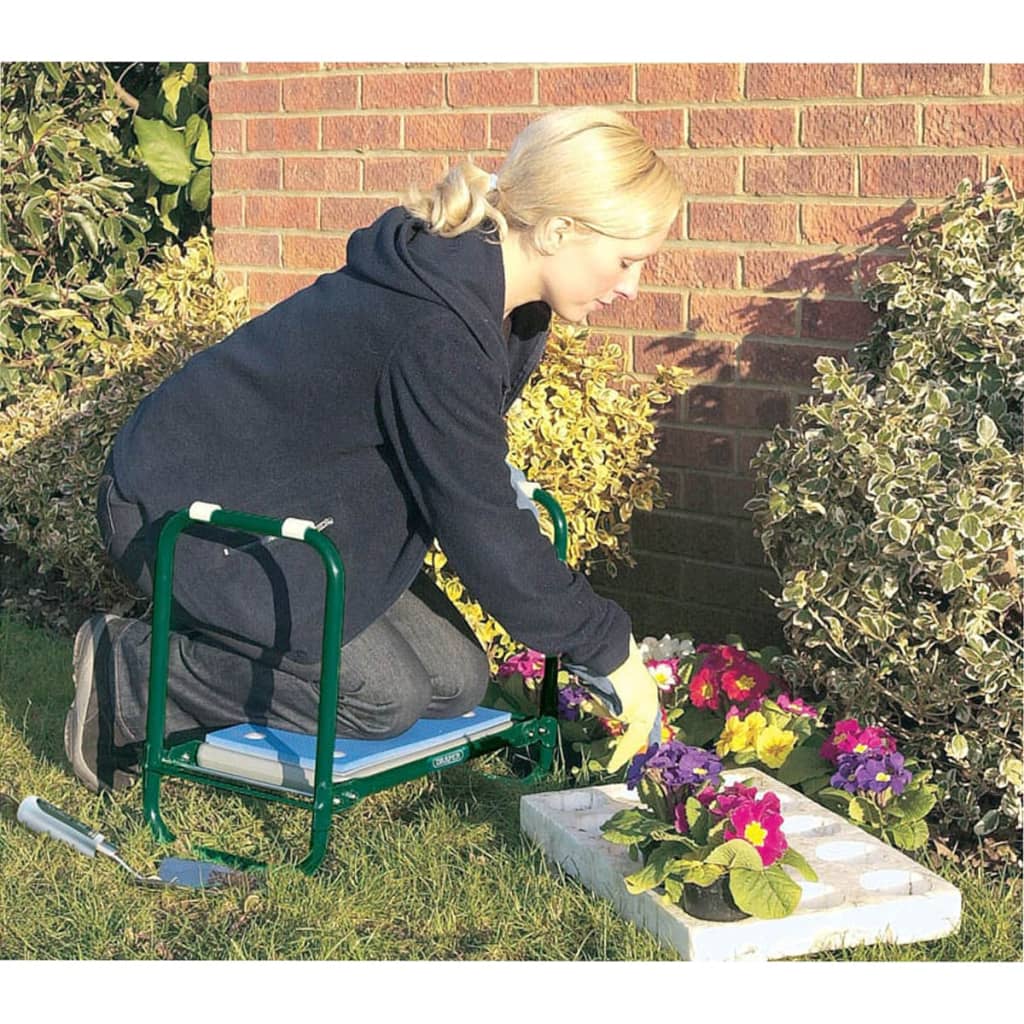 Strumenti Draper Strumenti Draper Banca da giardino pieghevole Kniebank Green Iron 64970