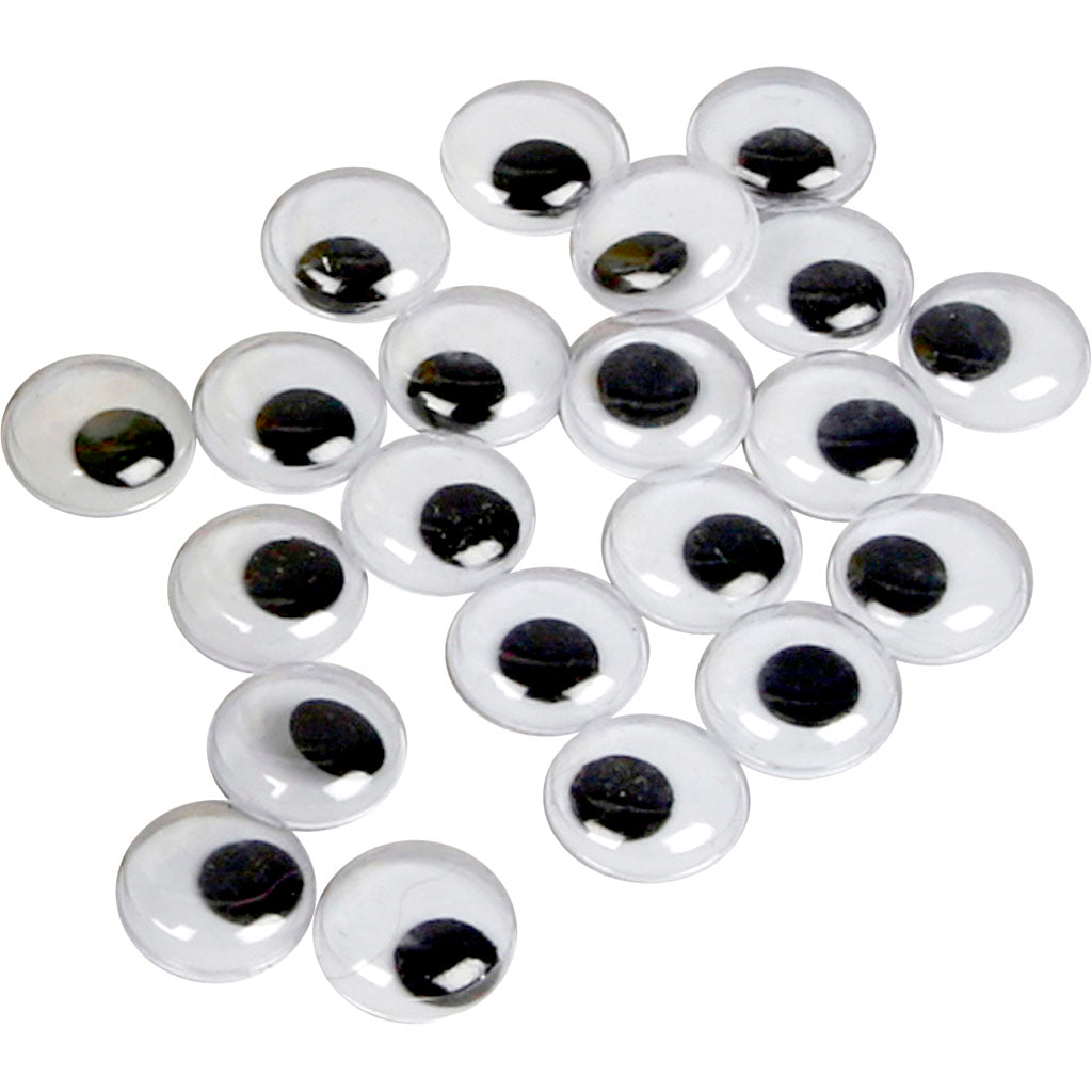 Creativ company ojos saltones, no autoadhesivos, d 14 mm, 1000 piezas 1 caja
