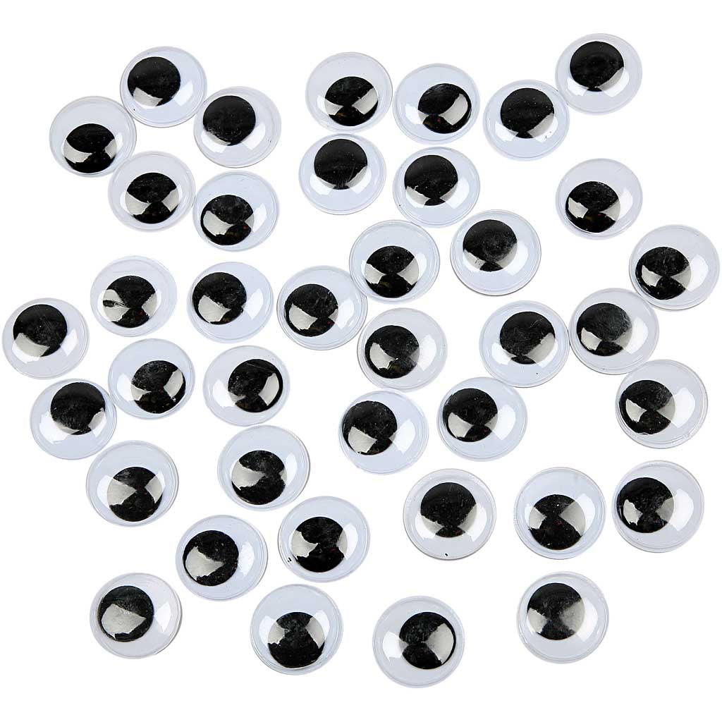 Creativ company ojos saltones, no autoadhesivos, d 20 mm, 500 piezas 1 caja