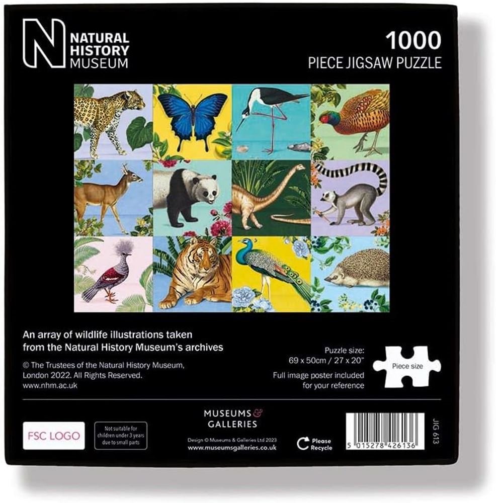 Puzzle 1000 pezzi storia naturale. 69x50