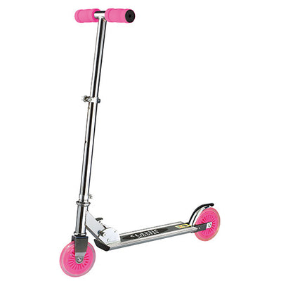 Scooter básico de aluminio rosa